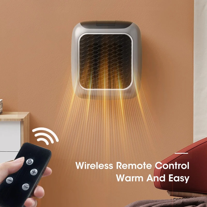 Home Bathroom Exhaust Fan - سخان سيراميك PTC مثبت على الحائط