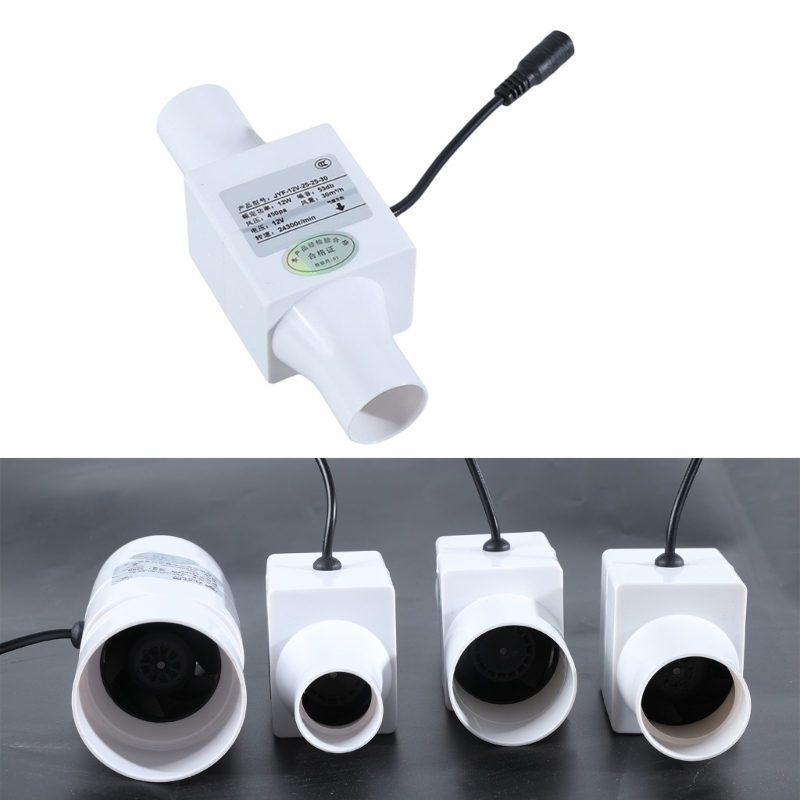 Home Bathroom Exhaust Fan - 12 فولت هادئة مضمنة الأنابيب التهوية
