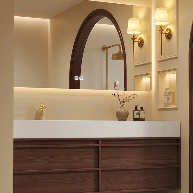 Japanese Home Bathroom Design - أرفف حمام بتصميم إيطالي بالوعة بسيطة