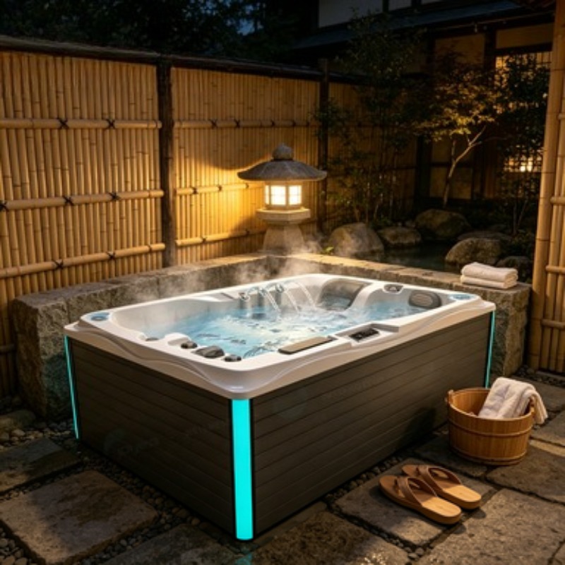 Home Bathroom Jacuzzi - حوض استحمام ساخن خارجي من الأكريليك