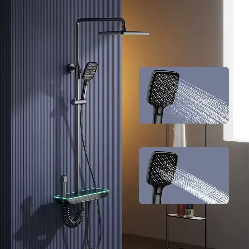 Home And Bathroom - طقم دش ذكي رقمي ثرموستاتي من
