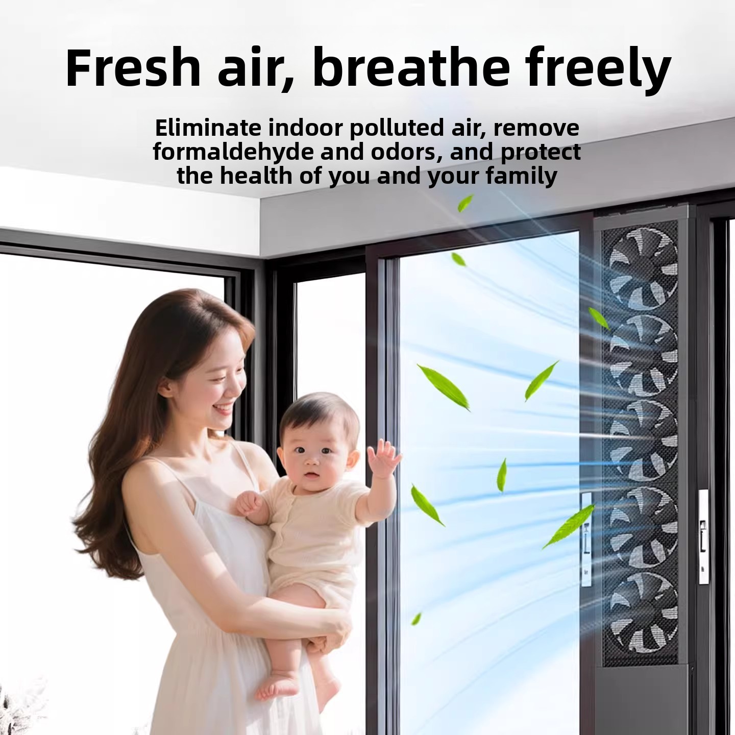 مروحة تهوية للنوافذ بدون حفر،  - مراجعة Home Bathroom Exhaust Fan وسعره