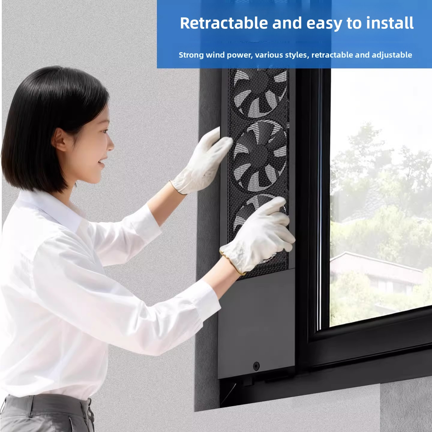 مروحة تهوية للنوافذ بدون حفر،  - مراجعة Home Bathroom Exhaust Fan وسعره