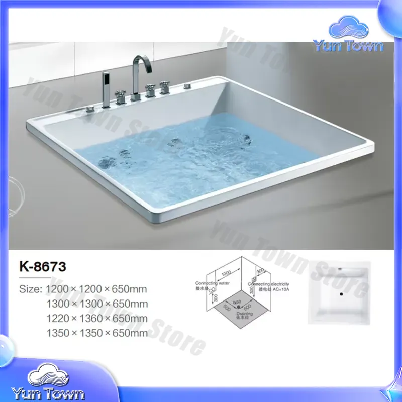 حوض استحمام ساخن فردي للسبا ال - مراجعة Home Bathroom Jacuzzi وسعره