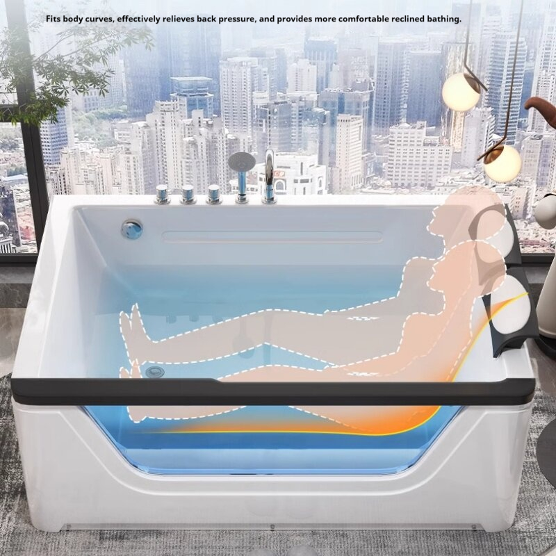 حوض استحمام ساخن أكريليك لشخصي - مراجعة Home Bathroom Jacuzzi وسعره