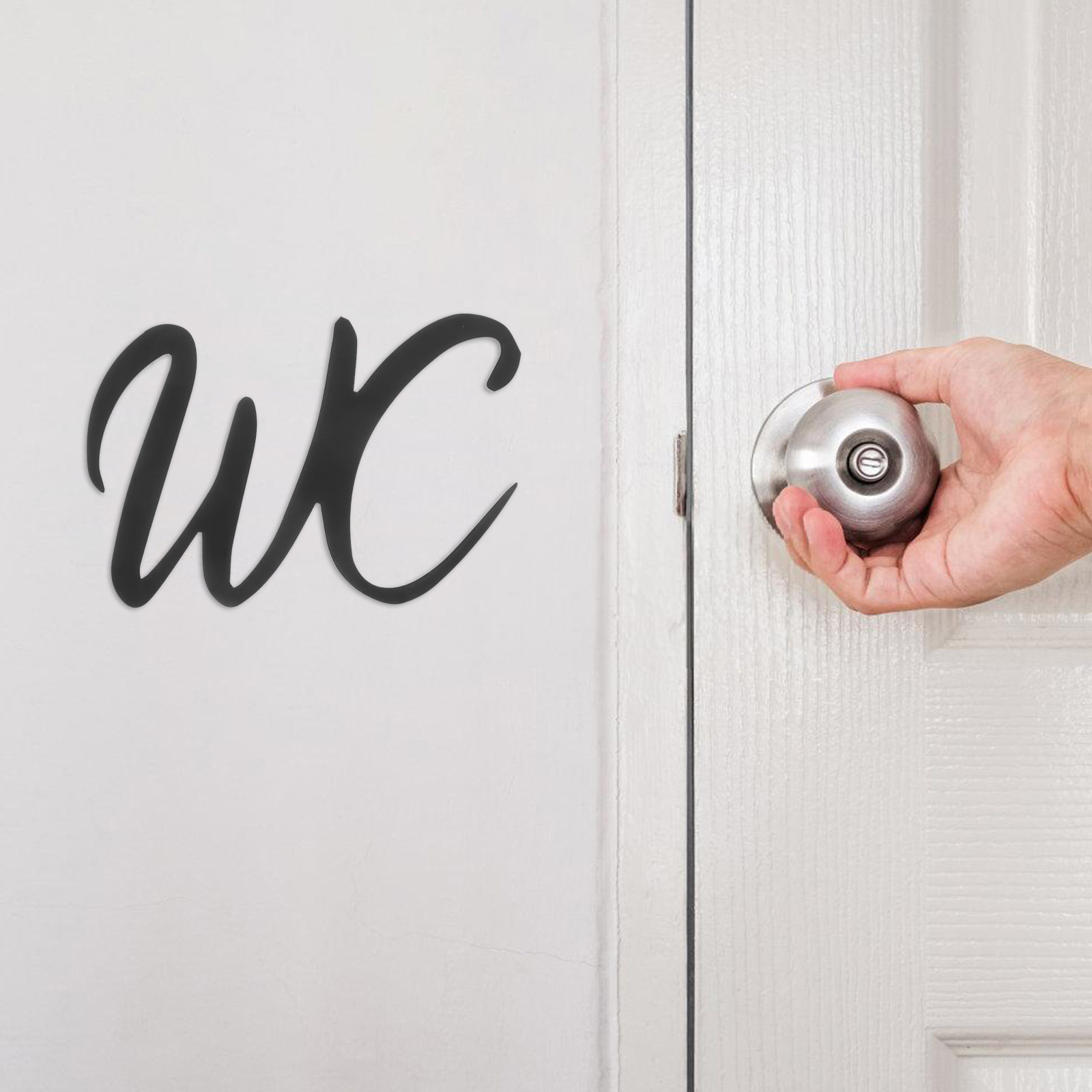 لافتة حمام، لافتة باب مرحاض، م - مراجعة Home Bathroom Sign وسعره