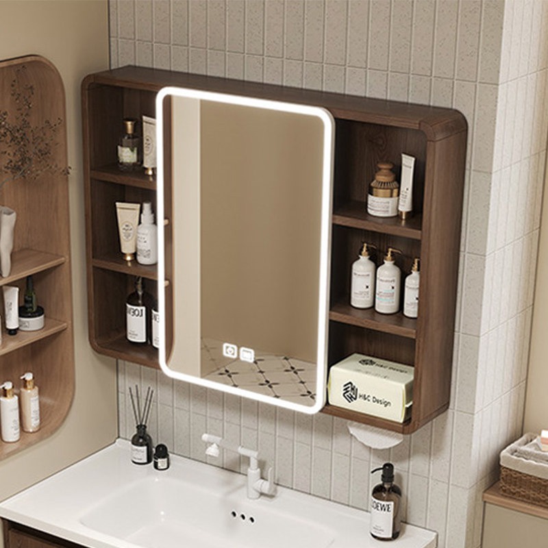 خزانة حمام بمرآة ورفوف، تصميم  - مراجعة Home Bathroom Shelf وسعره