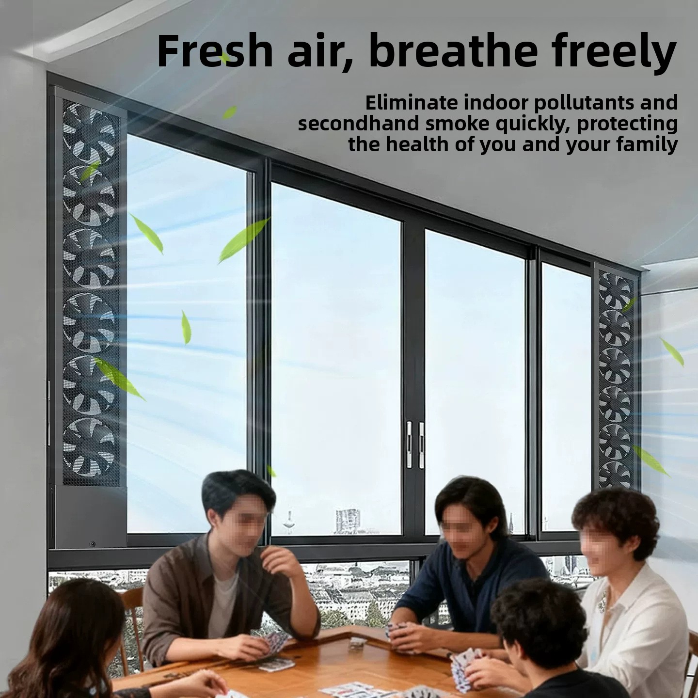 مروحة تهوية للنوافذ بدون أدوات - مراجعة Home Bathroom Exhaust Fan وسعره