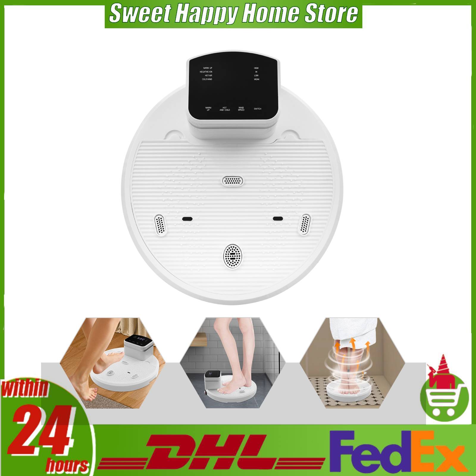 مجفف الجسم الذكي بقوة 1400 واط - مراجعة Home Bathroom Hand Dryer وسعره