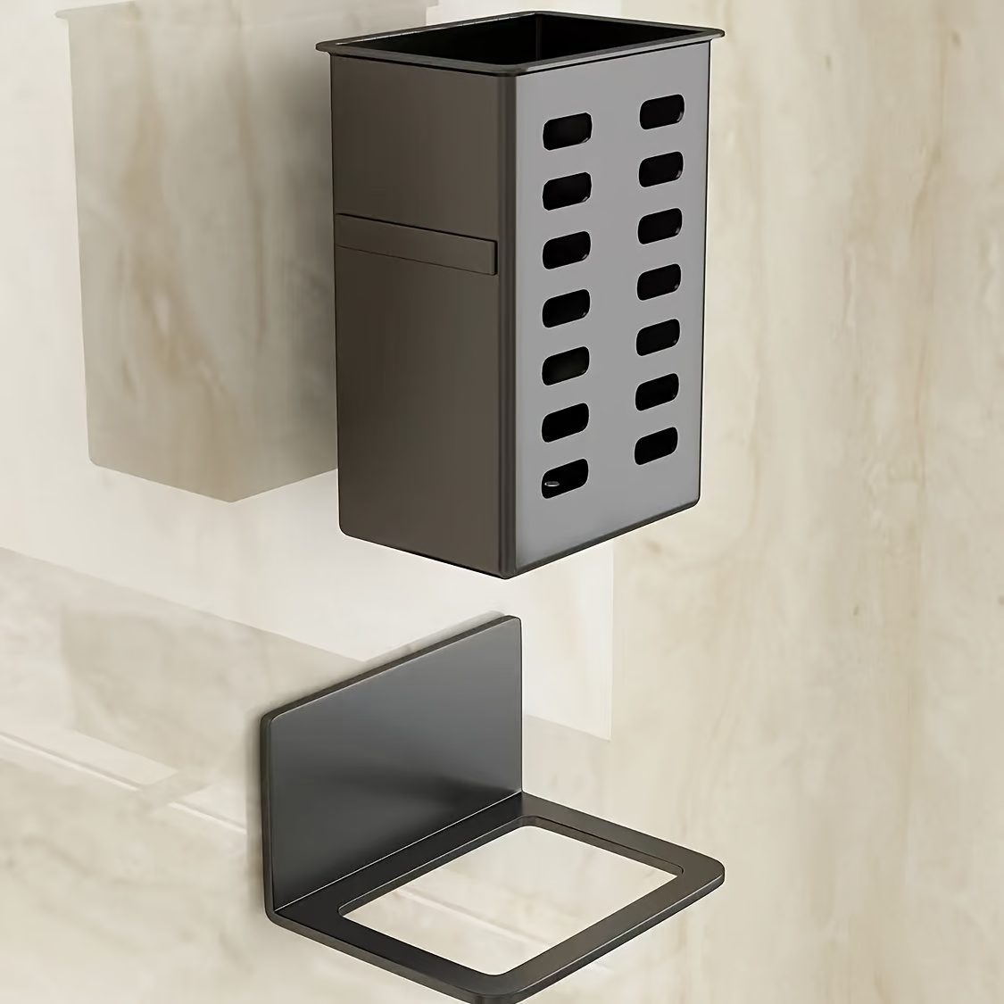 مجموعة من قطعتين من حامل فرشاة - مراجعة Home Essentials Bathroom Rack وسعره