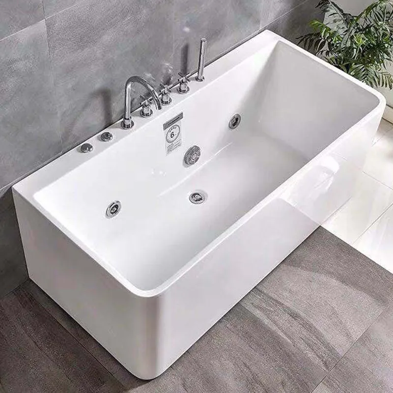 حوض استحمام جاكوزي مستطيل الشك - مراجعة Home Bathroom Jacuzzi وسعره