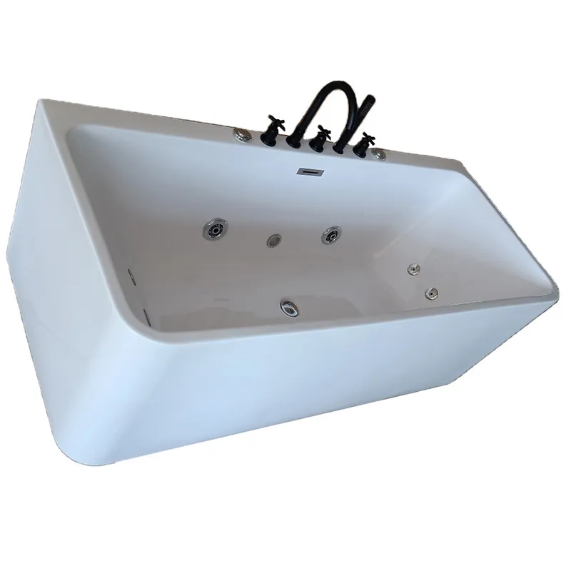 حوض استحمام جاكوزي مستطيل الشك - مراجعة Home Bathroom Jacuzzi وسعره