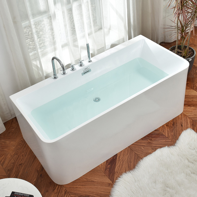 حوض استحمام أكريليك قائم بذاته - مراجعة Home Bathroom Jacuzzi وسعره