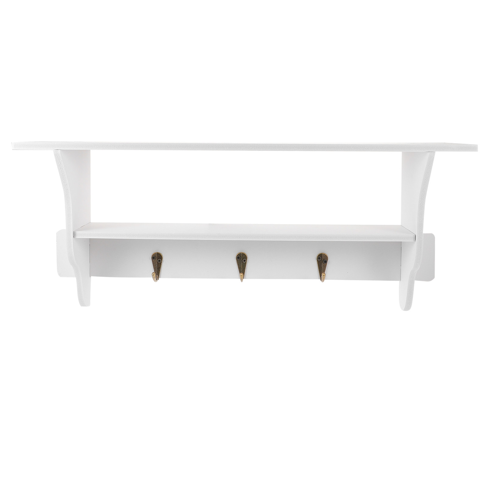 رف حائط عائم أبيض بتصميم عصري  - مراجعة Home Bathroom Shelf وسعره