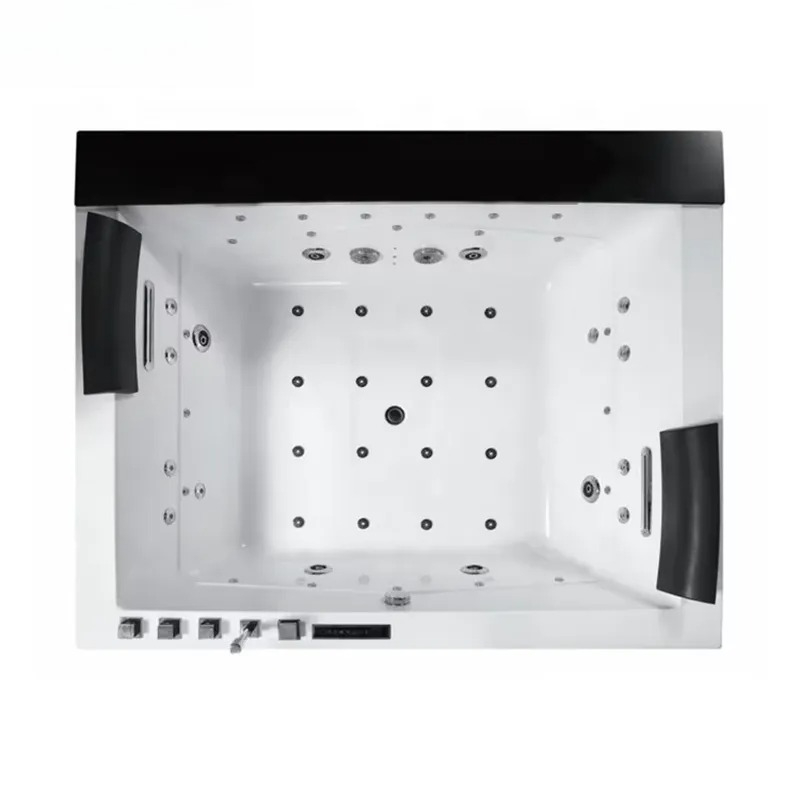 جاكوزي مزدوج مع تحكم رقمي وميز - مراجعة Home Bathroom Jacuzzi وسعره