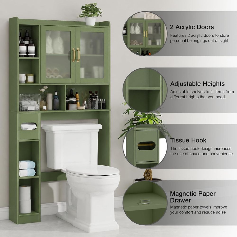 خزانة تخزين أكريليكية فوق المر - مراجعة Home And Bathroom وسعره