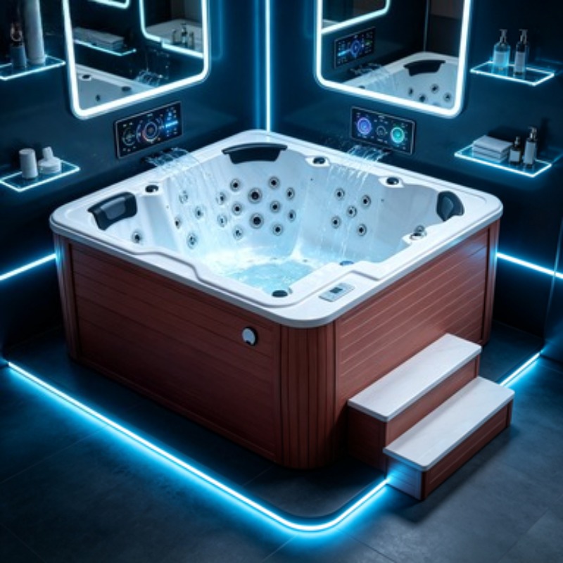 حوض استحمام ساخن خارجي من الأك - مراجعة Home Bathroom Jacuzzi وسعره