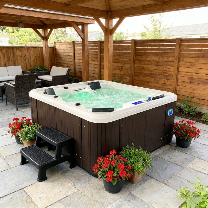 حوض استحمام ساخن خارجي من الأك - مراجعة Home Bathroom Jacuzzi وسعره