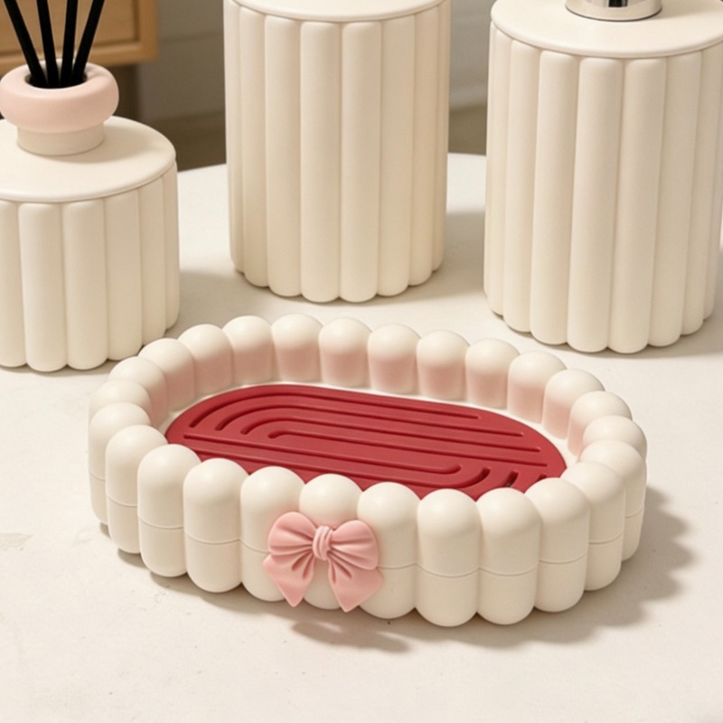 صندوق صابون للحمام المنزلي، رف - مراجعة Home Essentials Bathroom Rack وسعره