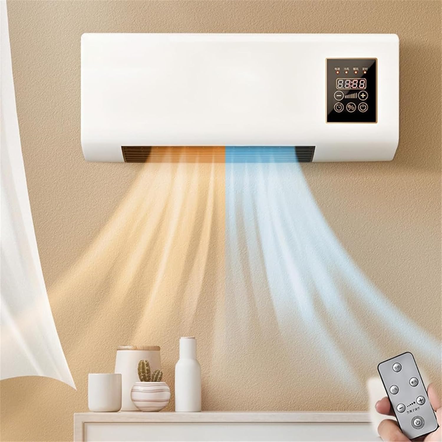 مكيف هواء مثبت على الحائط/مدفأ - مراجعة Home Bathroom Exhaust Fan وسعره
